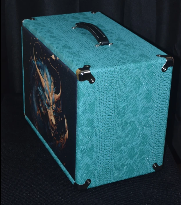 DRAGON EMERAUDE CABINET 1X12"  VIDE SANS HP AVEC ALIMENTATION 8P EUROPE ET AFFICHEUR DE TENSION 