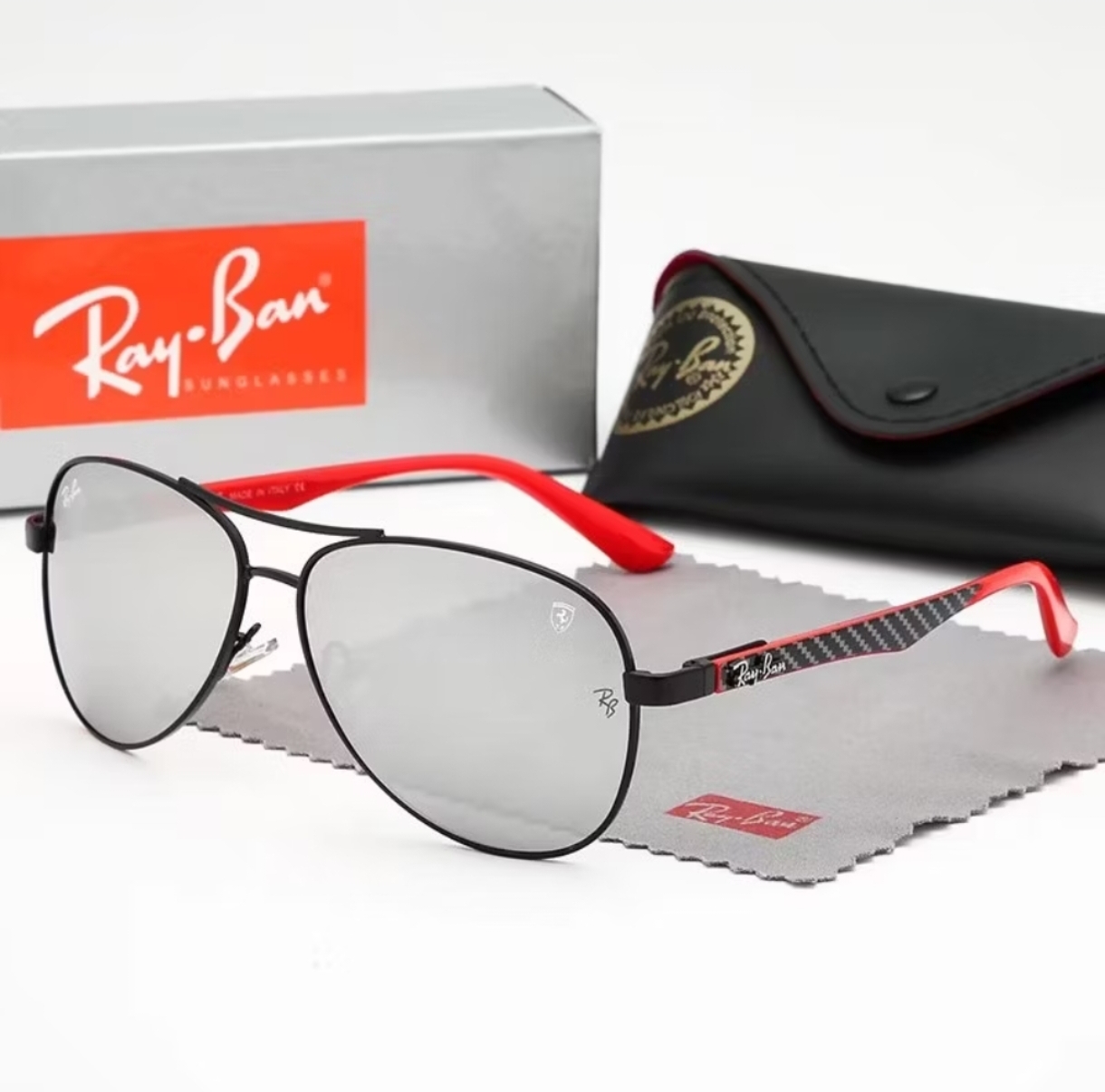 The Ray-Ban RB8313M F0096G from the Ferrari Collection Premium Sunglasses for Thailand