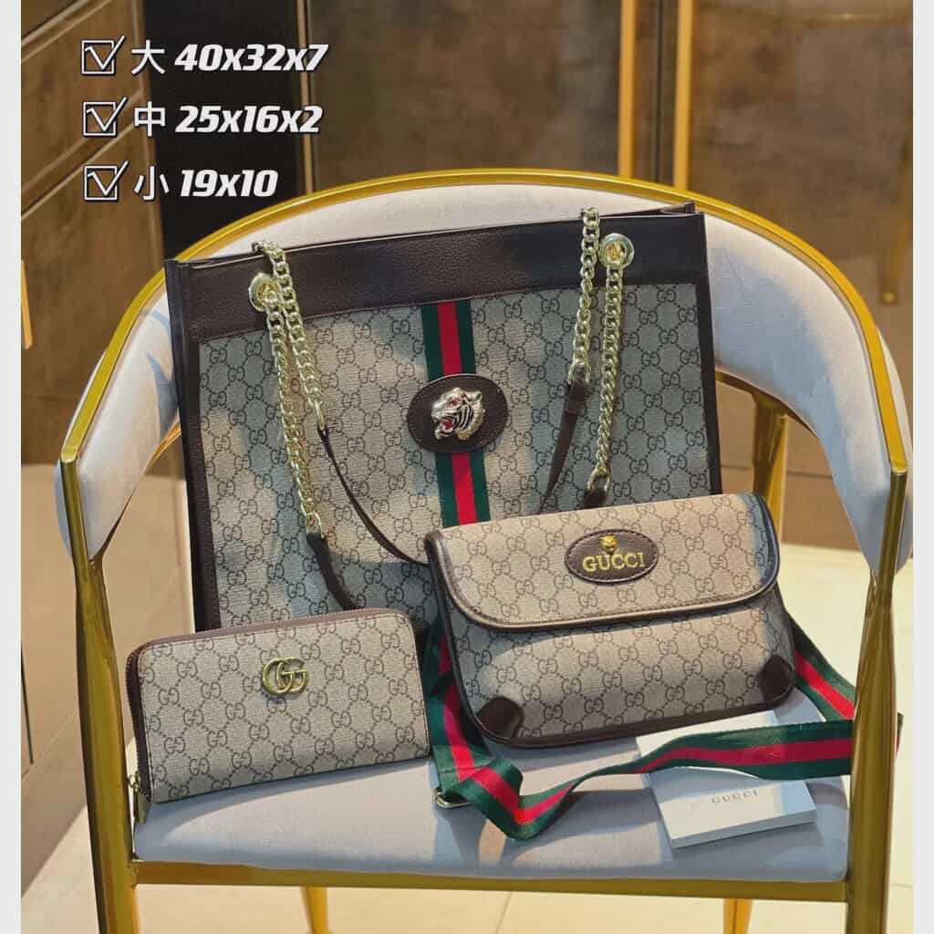Gucci Tote Bag Set