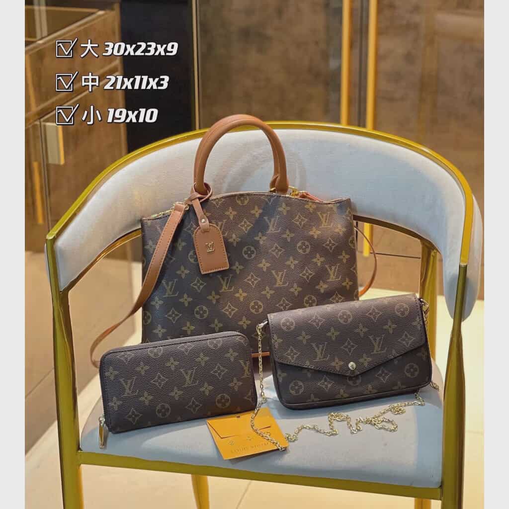 Luxury Monogram Handbag Set