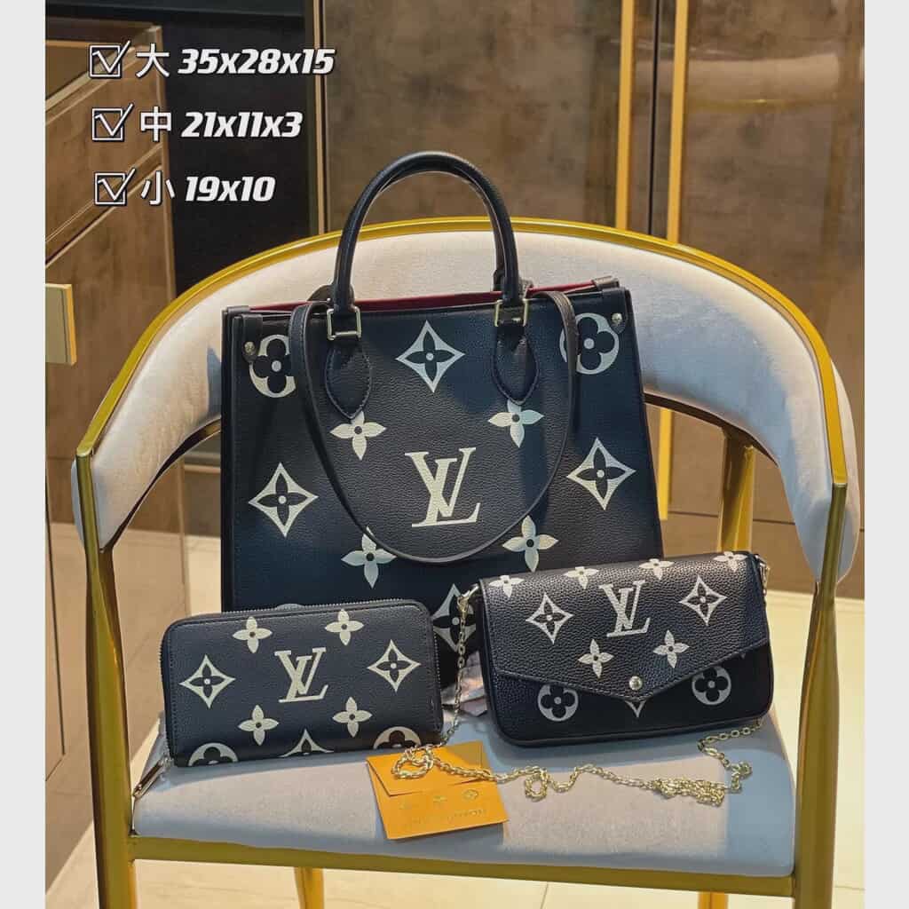 Louis Vuitton Monogram 3-Piece Handbag Set