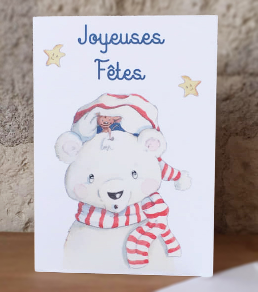 Vœux hiver à texte