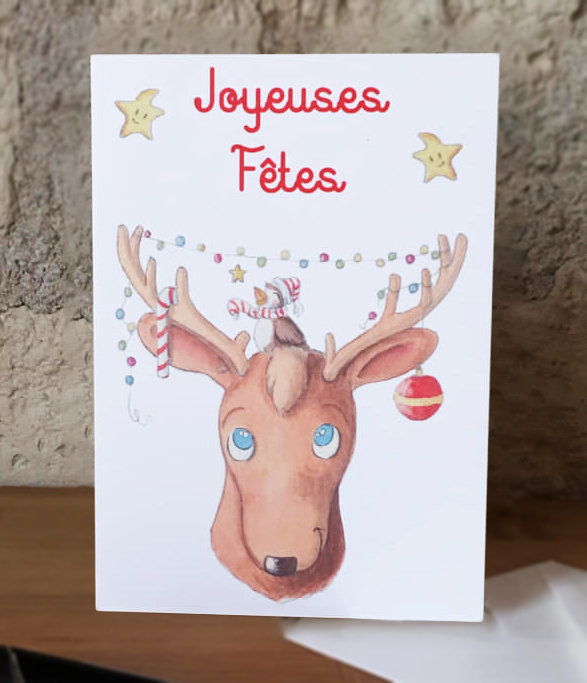 Vœux hiver à texte