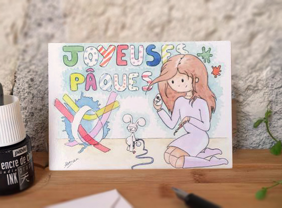 1er mai et paques à texte