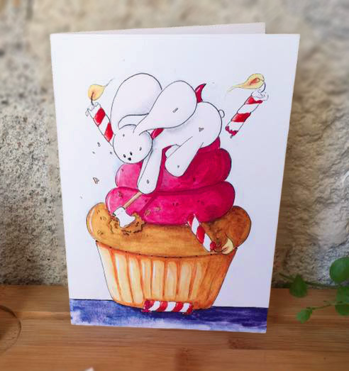 Anniversaire ou fête, pliée