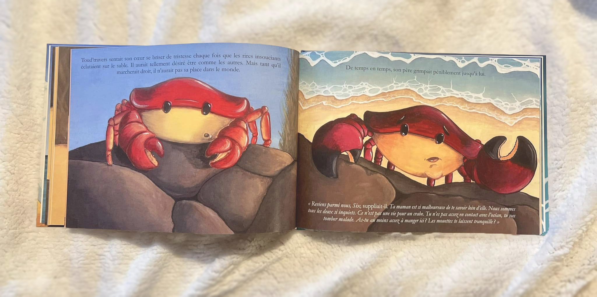 L'histoire du crabe qui marchait tout droit