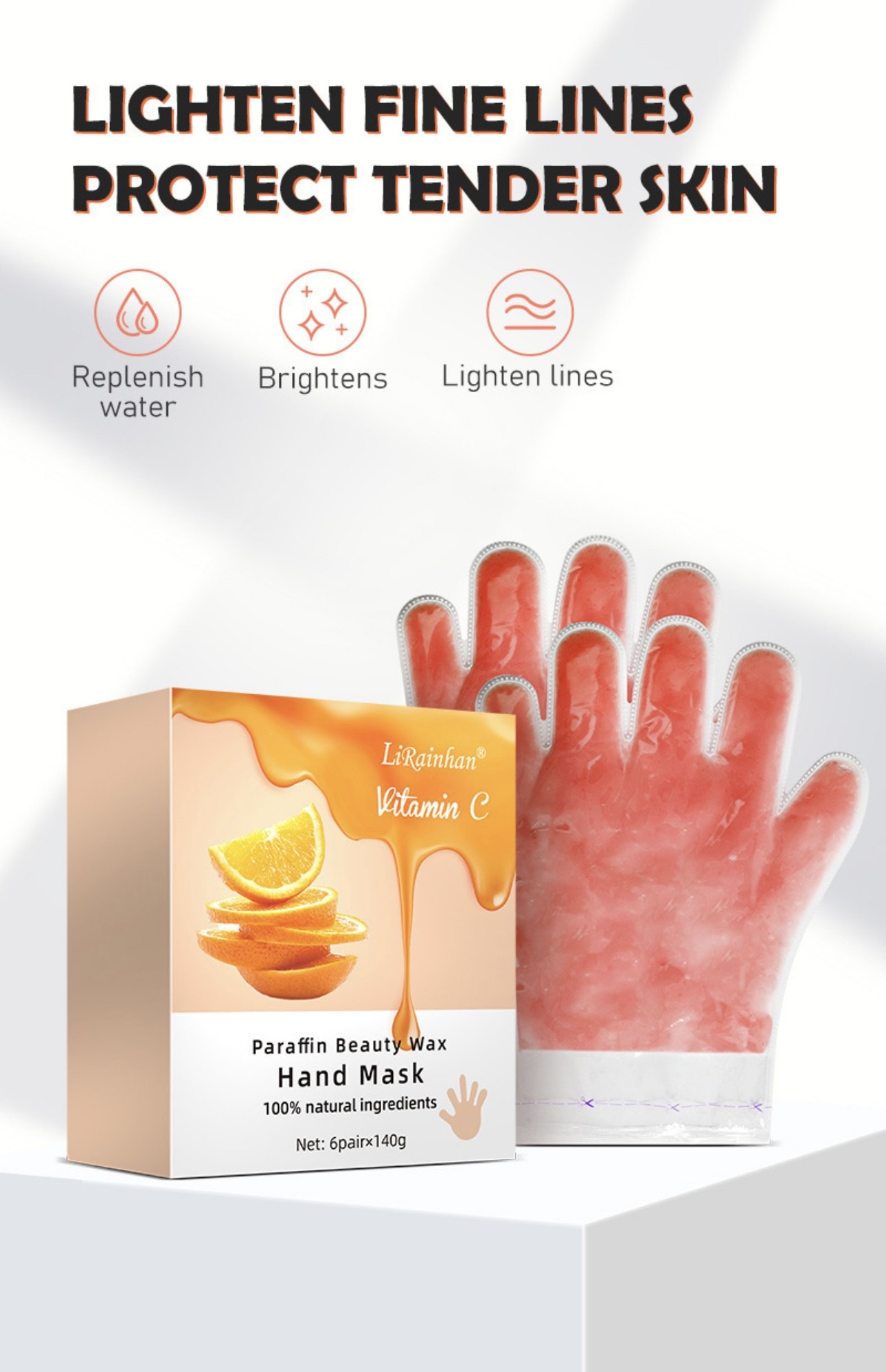 Paraffin Wax and Collagen Soaking Treatment for hands and foot