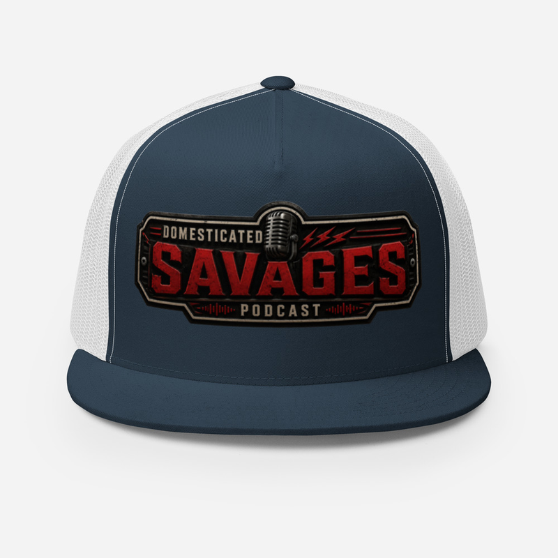 Mic Badge Elongated Trucker Cap