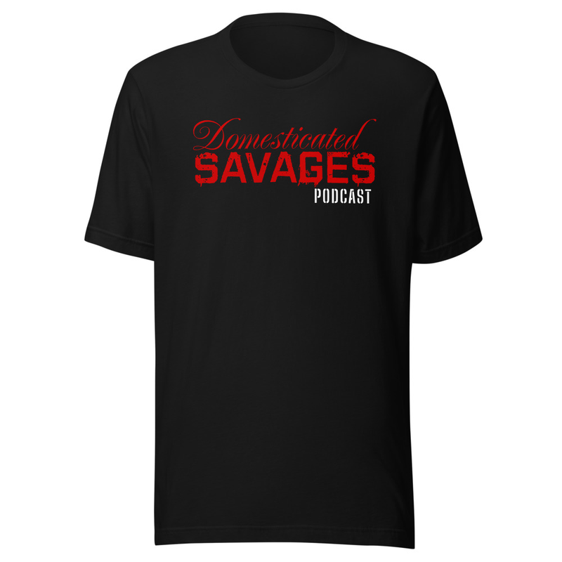 Domesticated Savages T-shirt Black