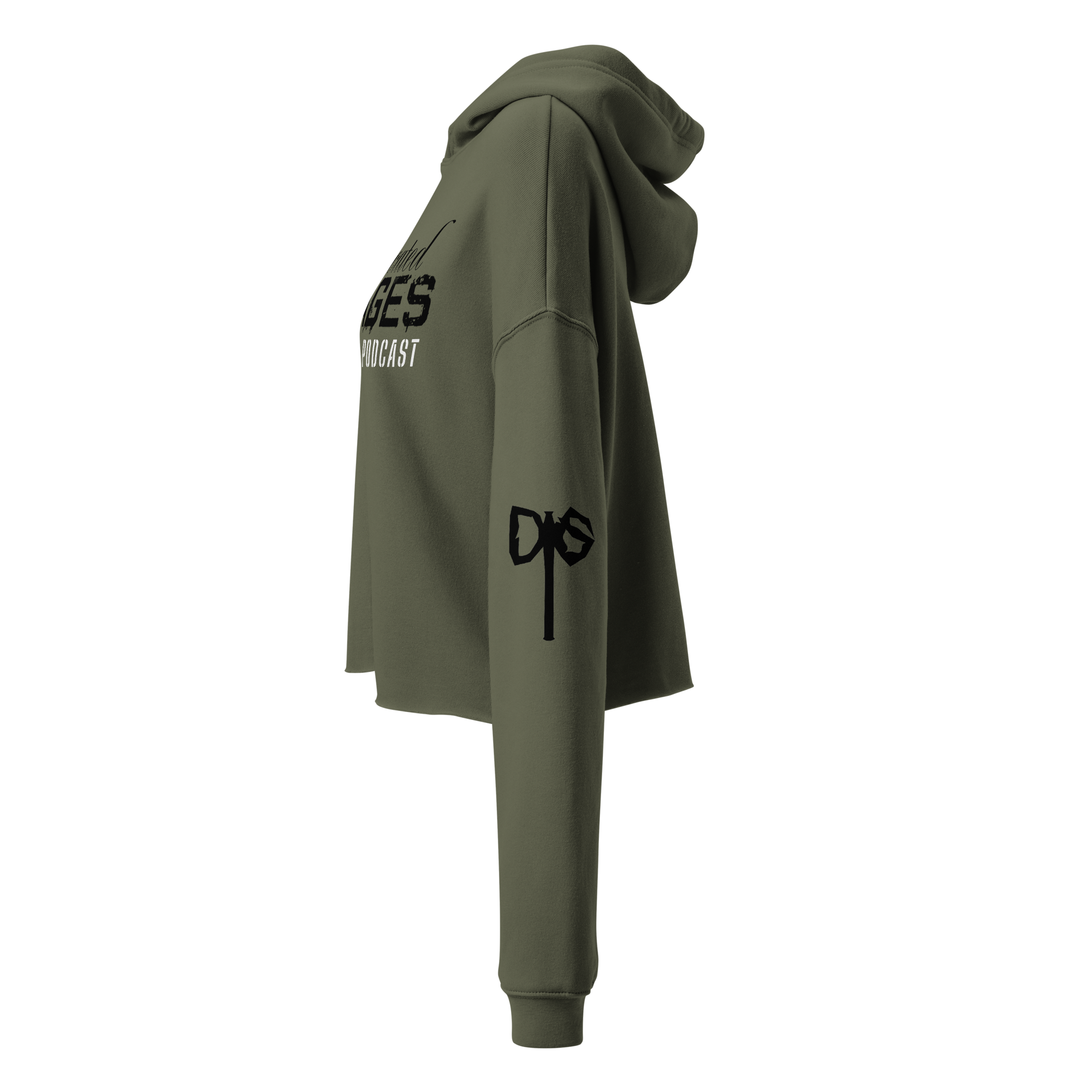 Domesticated Savages Podcast Cropped Hoodie