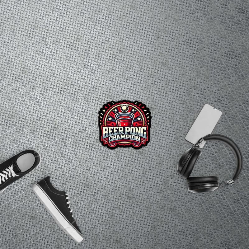 Beer Pong Champ Sticker