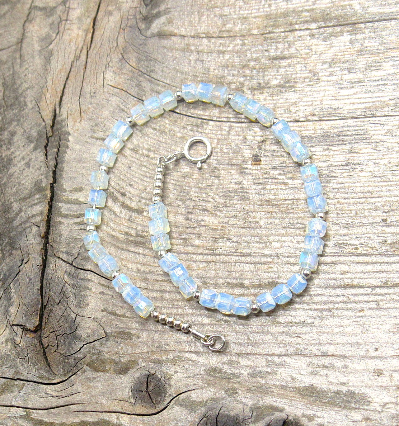 Sterling Silver Opalite Bracelet