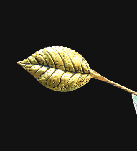 Brass Leaf Hair Stick