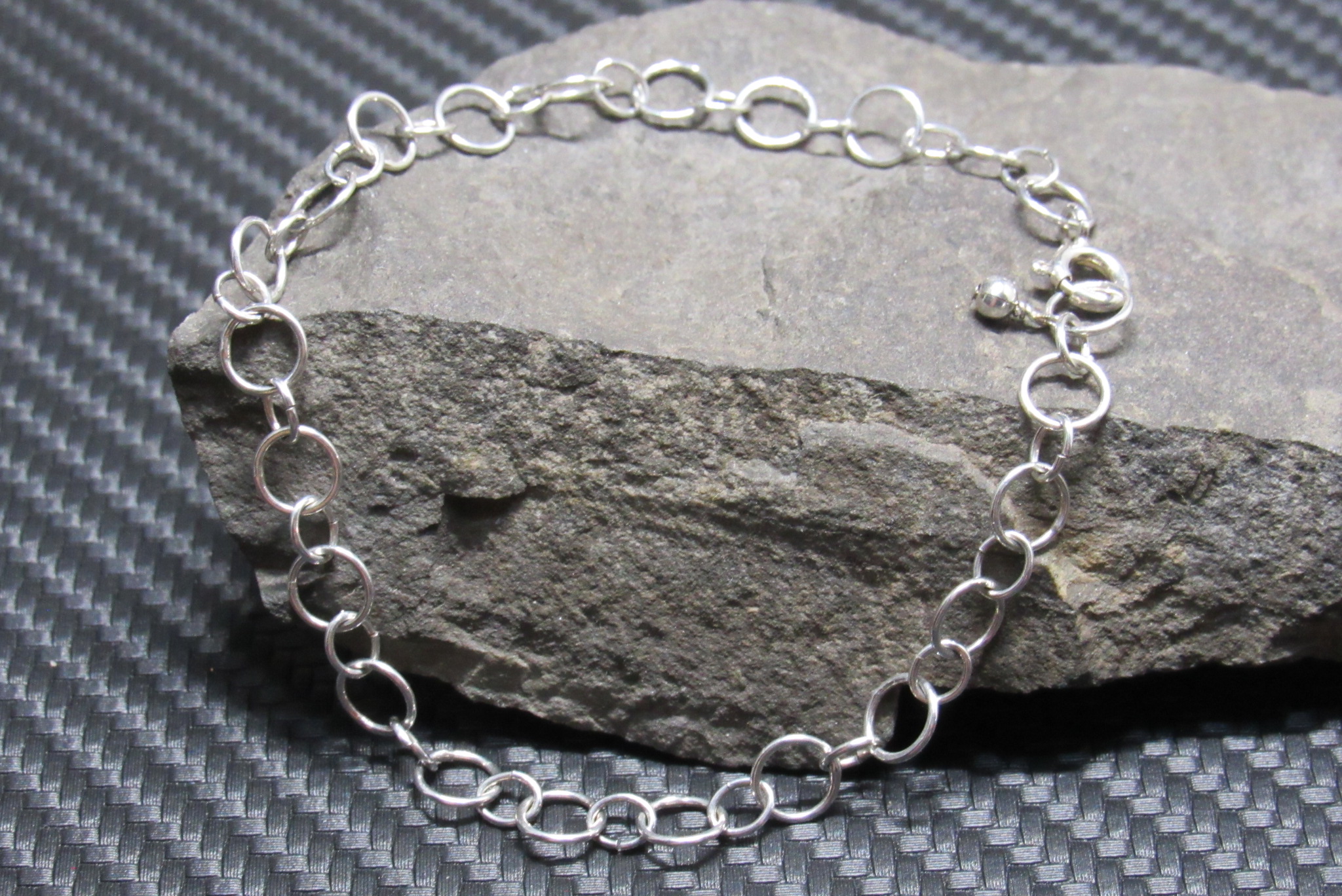  Artisan Crafted Sterling Silver Chain Bracelet