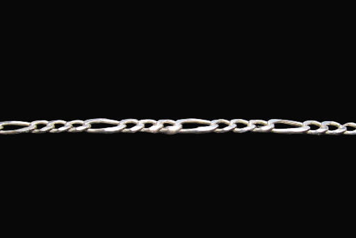  Sterling Silver Figaro Chain Bracelet