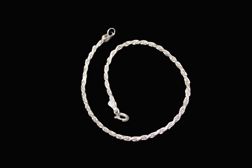  Sterling Silver French Rope Chain Bracelet