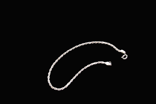  Sterling Silver French Rope Chain Bracelet