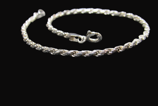 Sterling Silver French Rope Chain Bracelet