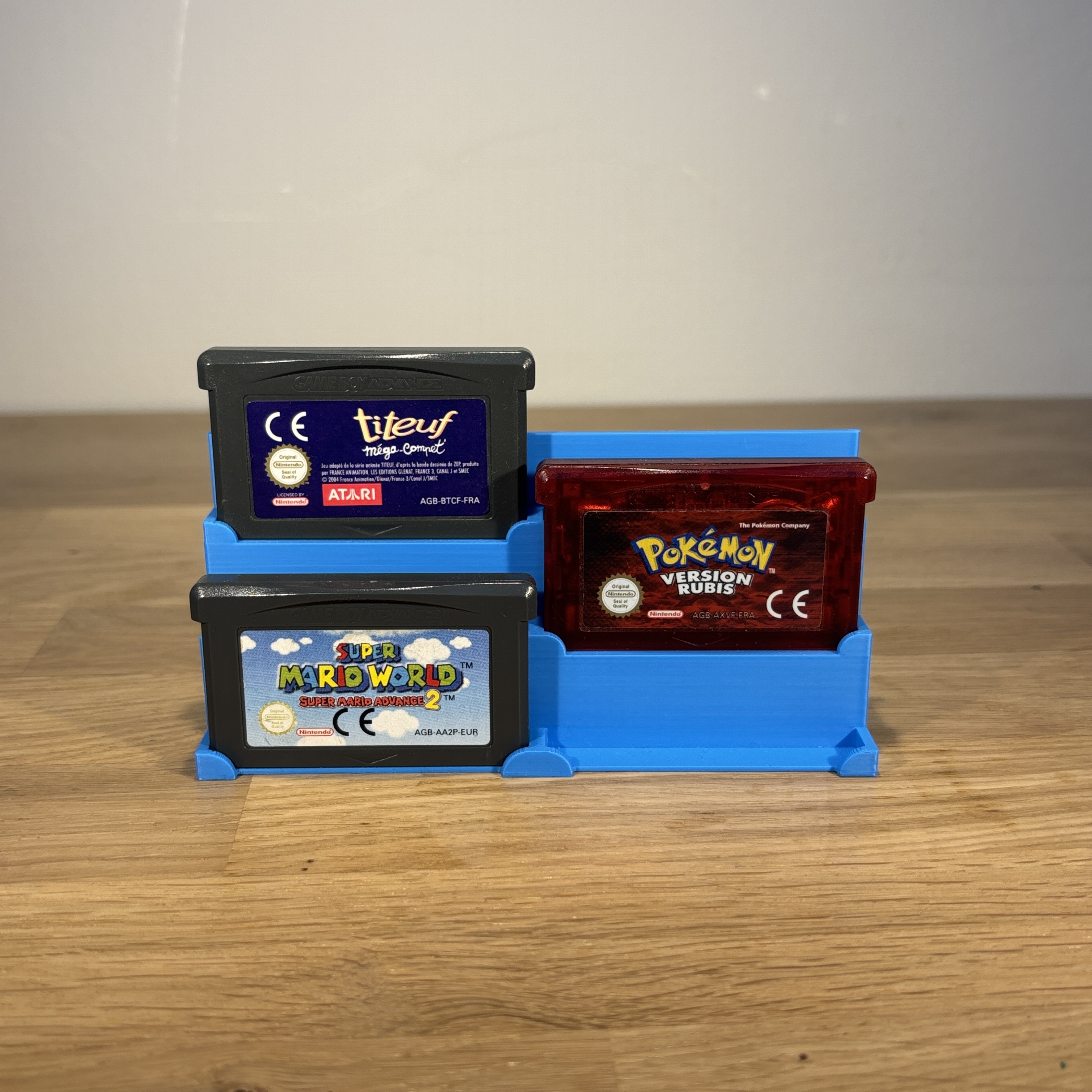 Présentoir de cartouches de jeux Game Boy Advance (Nintendo)