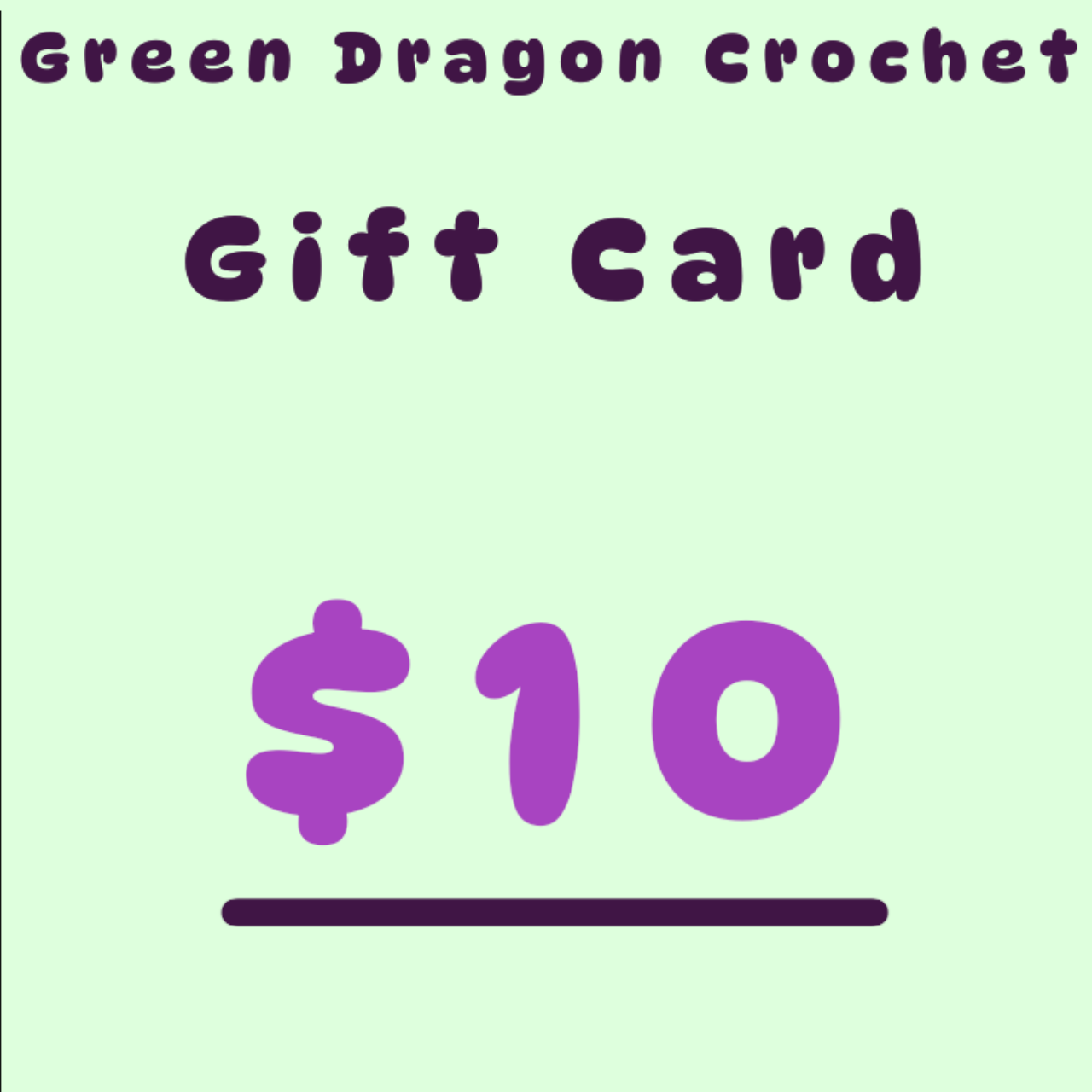 $10 Gift Card