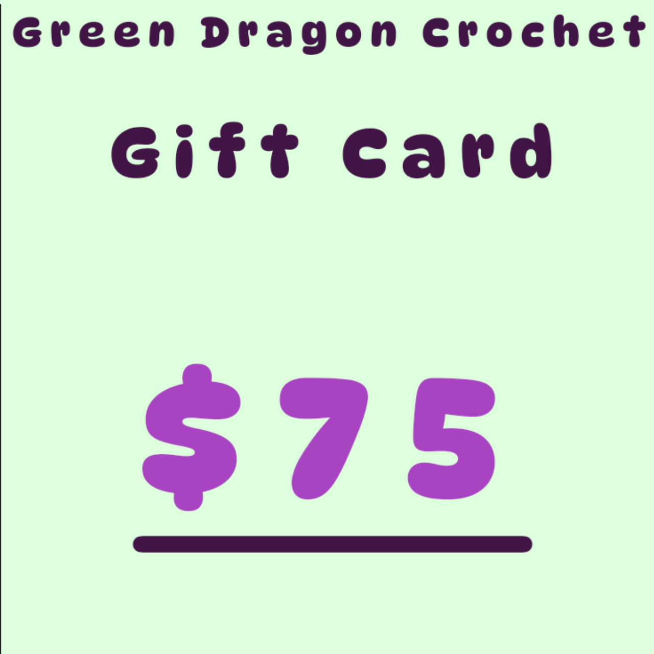 $75 Gift Card