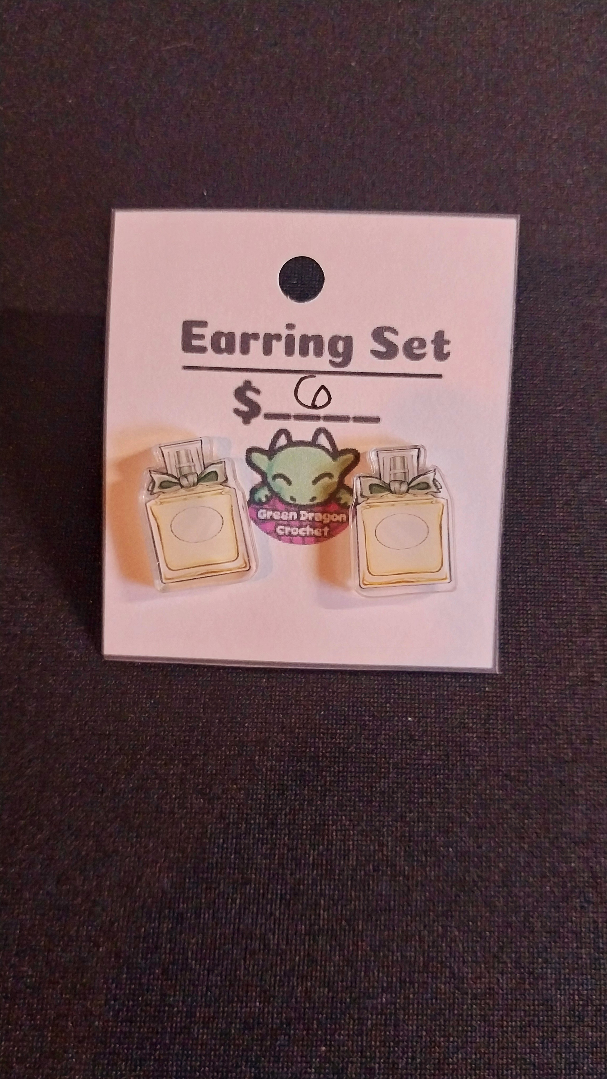 Perfume Stud Earring