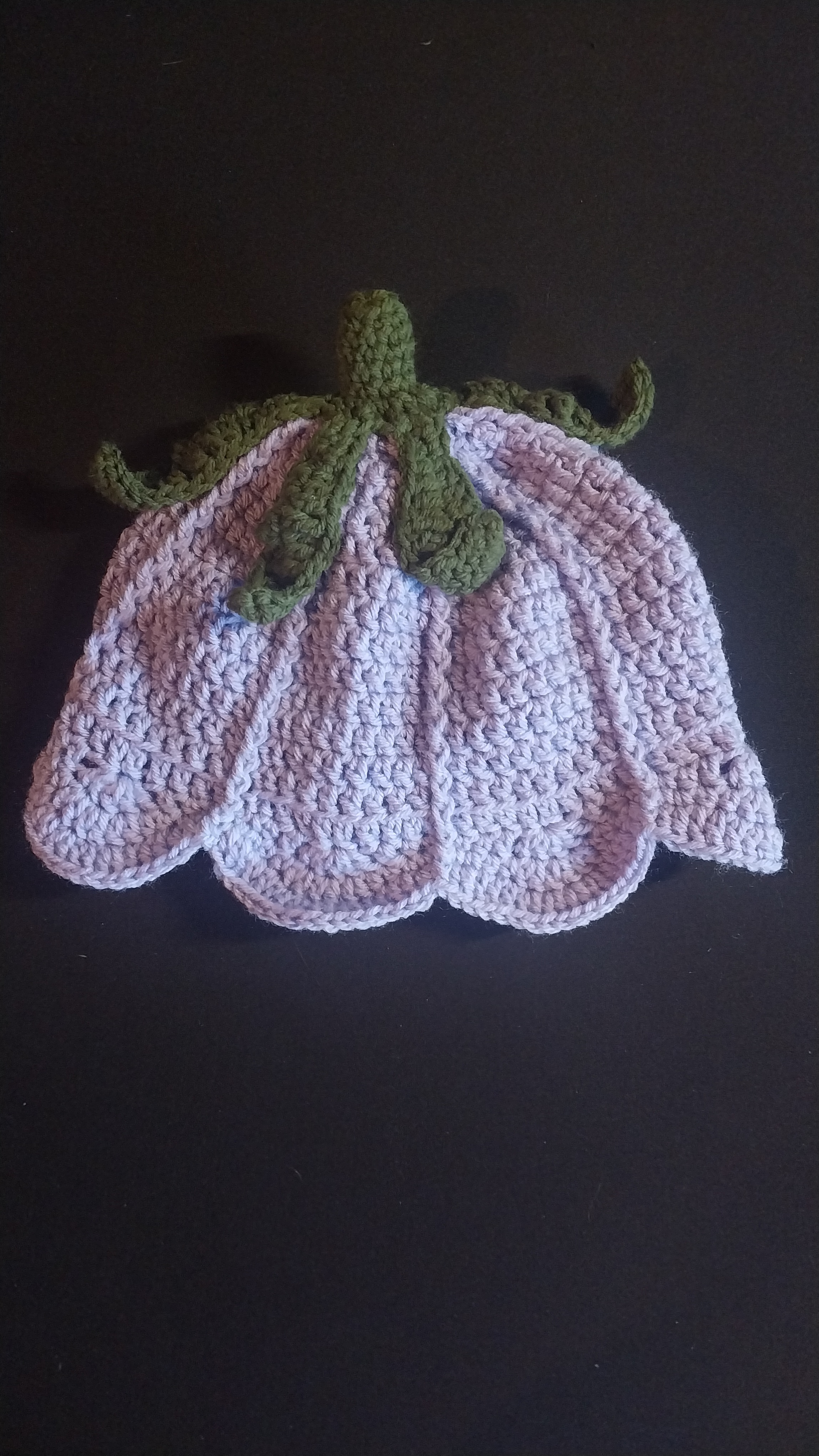 Purple Flower Hat