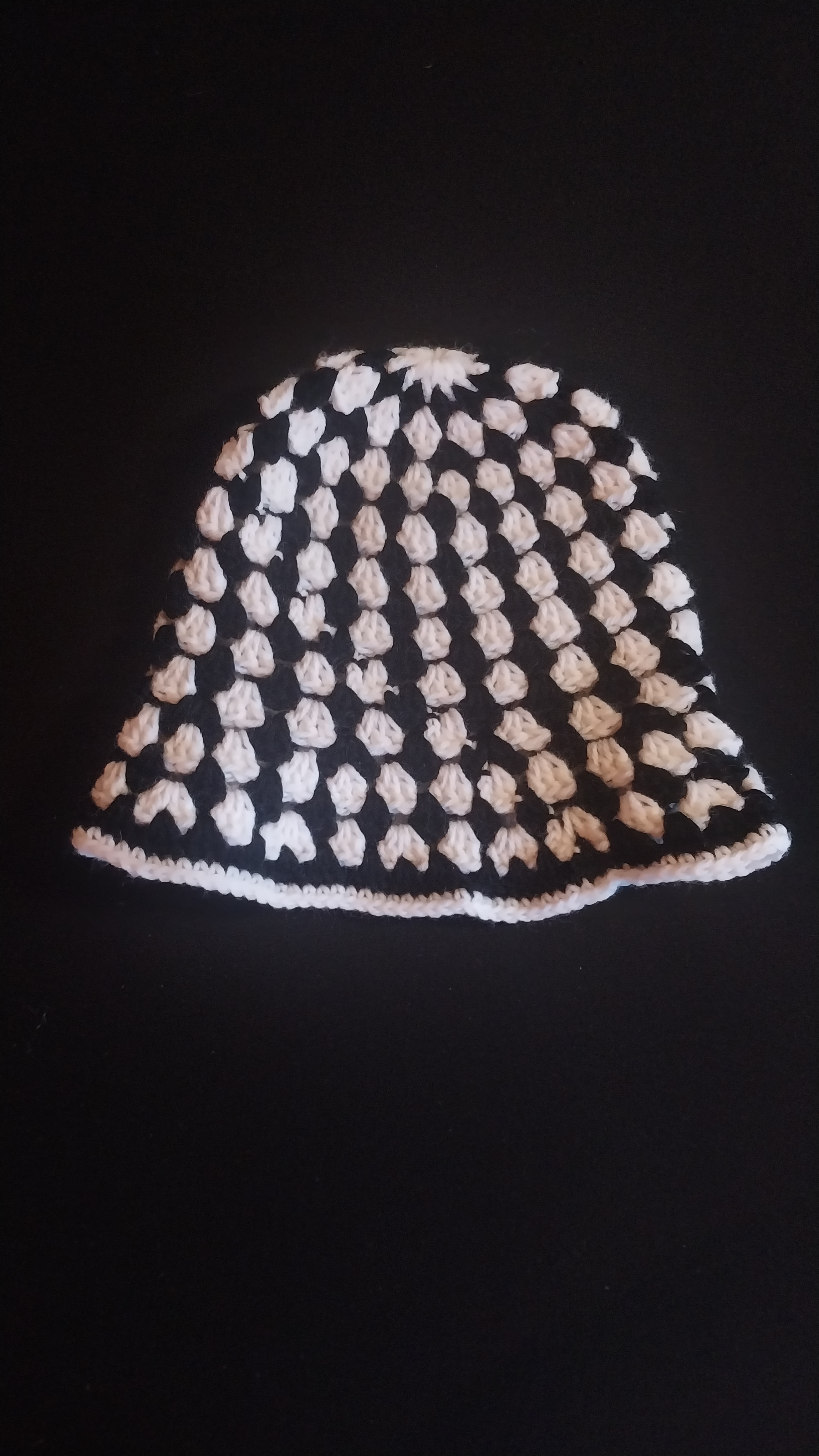 Black Striped Bucket Hat