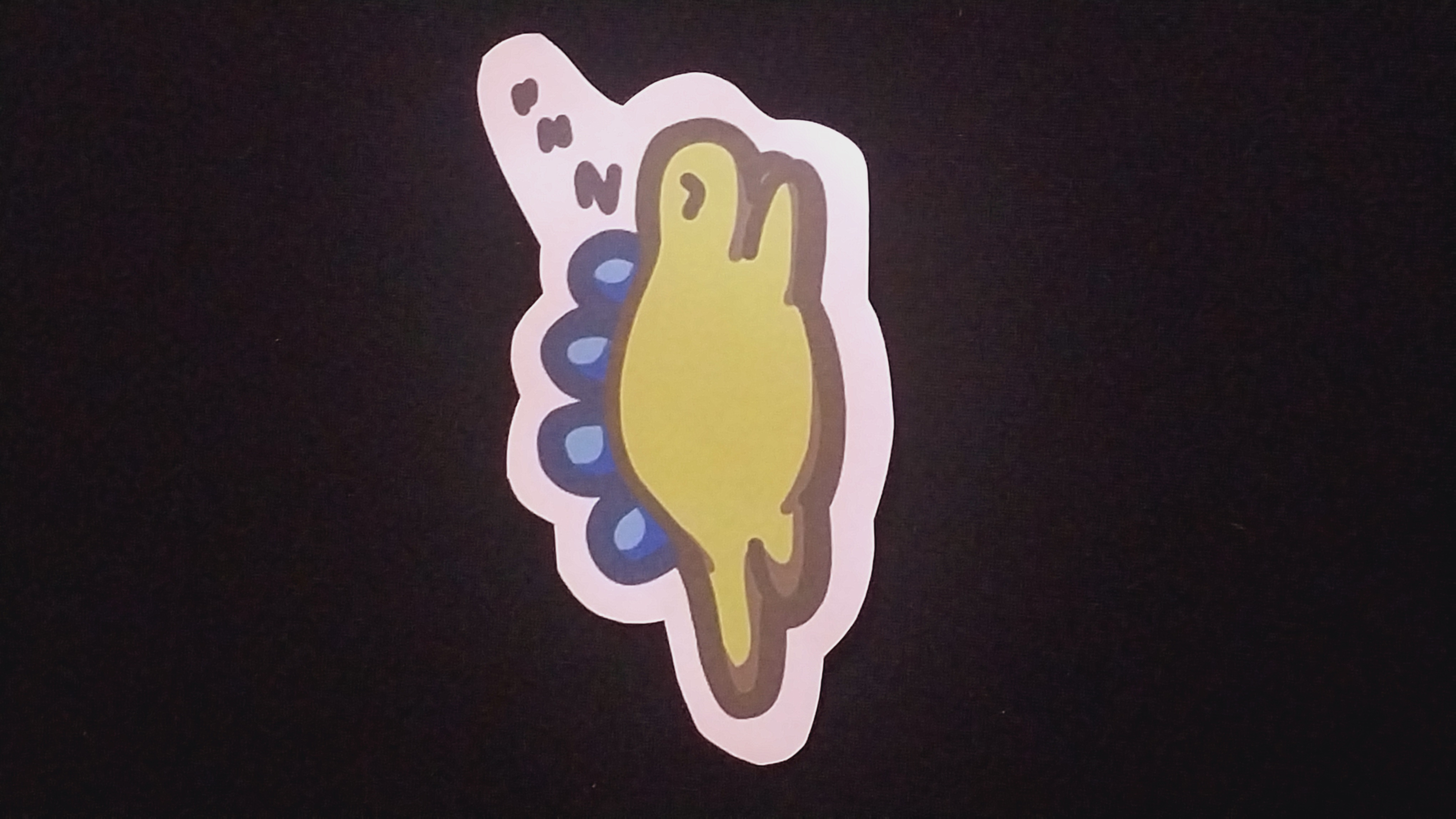 Sleeping Dino Sticker