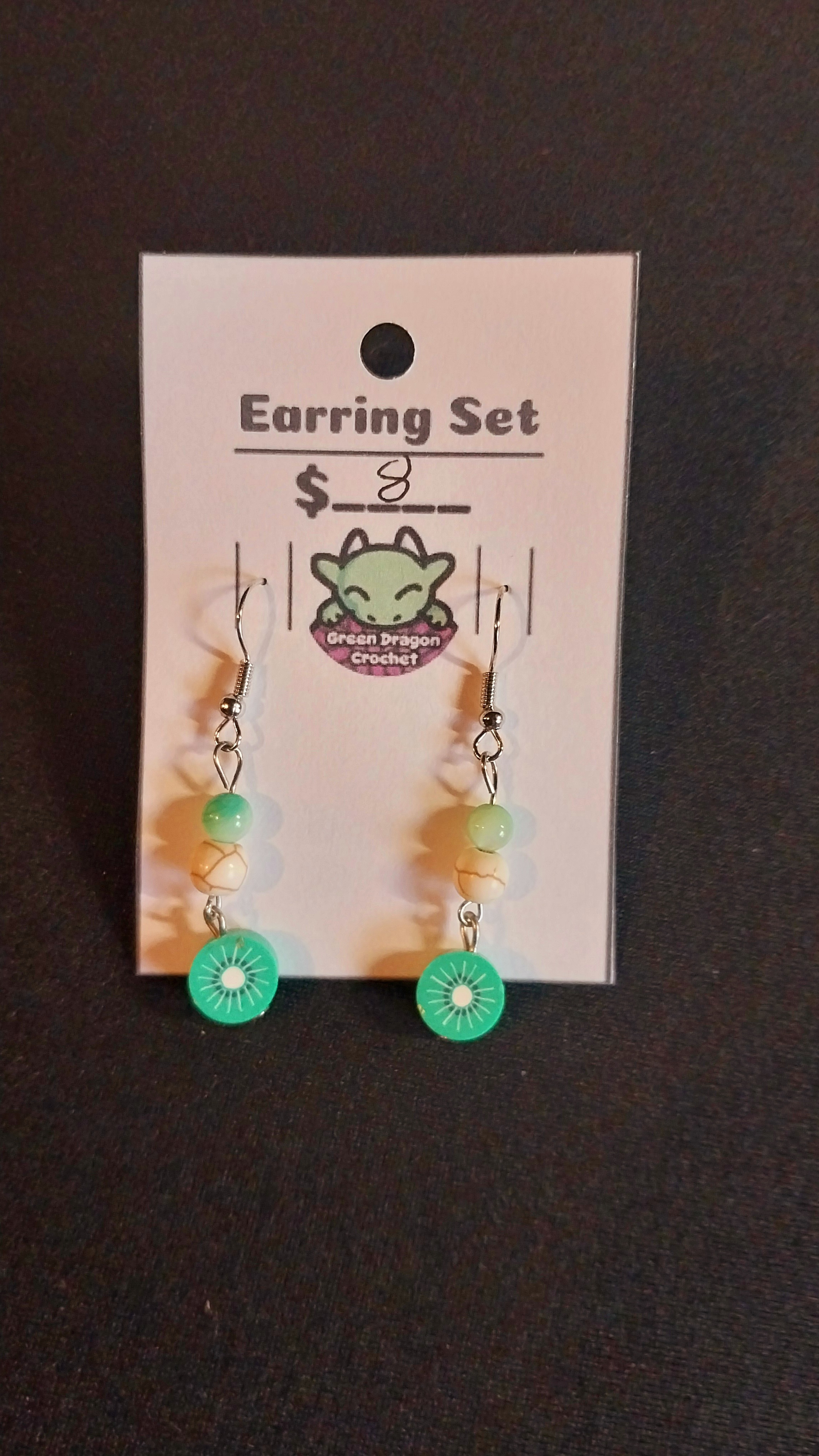 Kiwi Slice Earrings