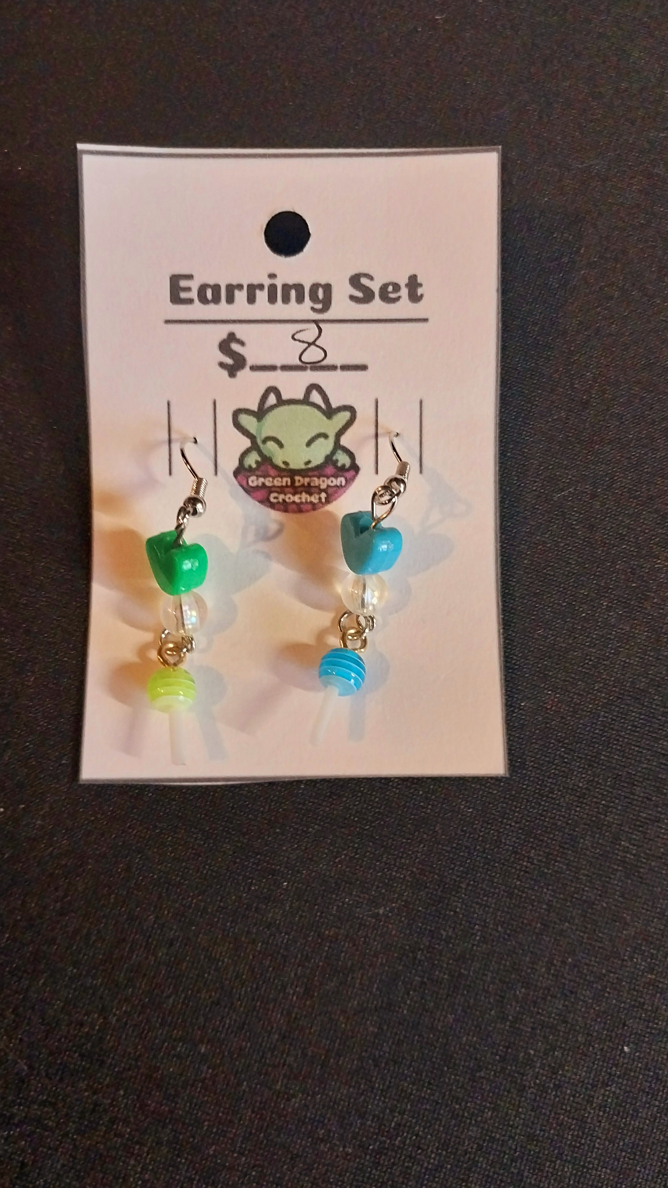 Neon Lollipop Earrings