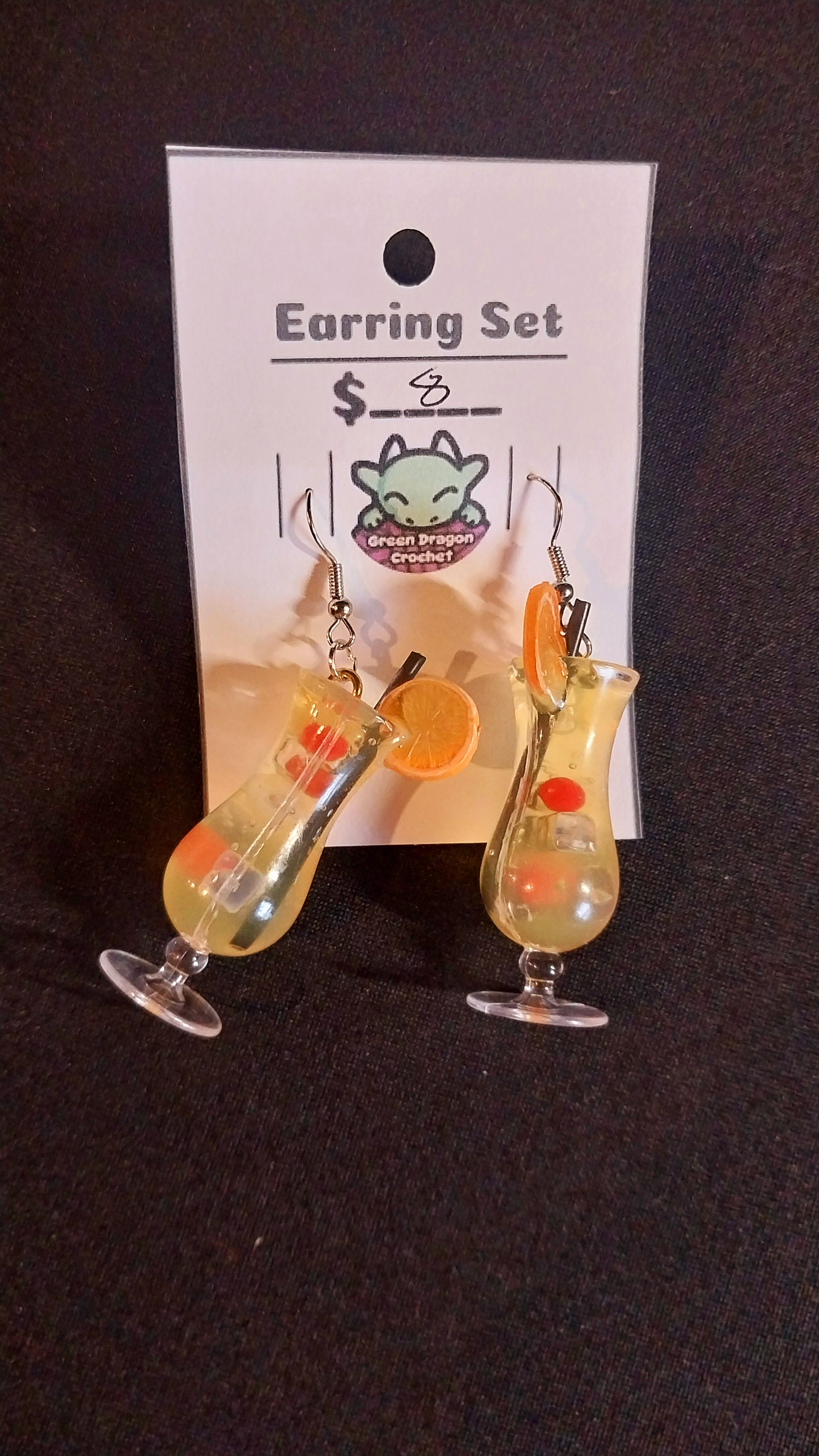 Drink Earrings