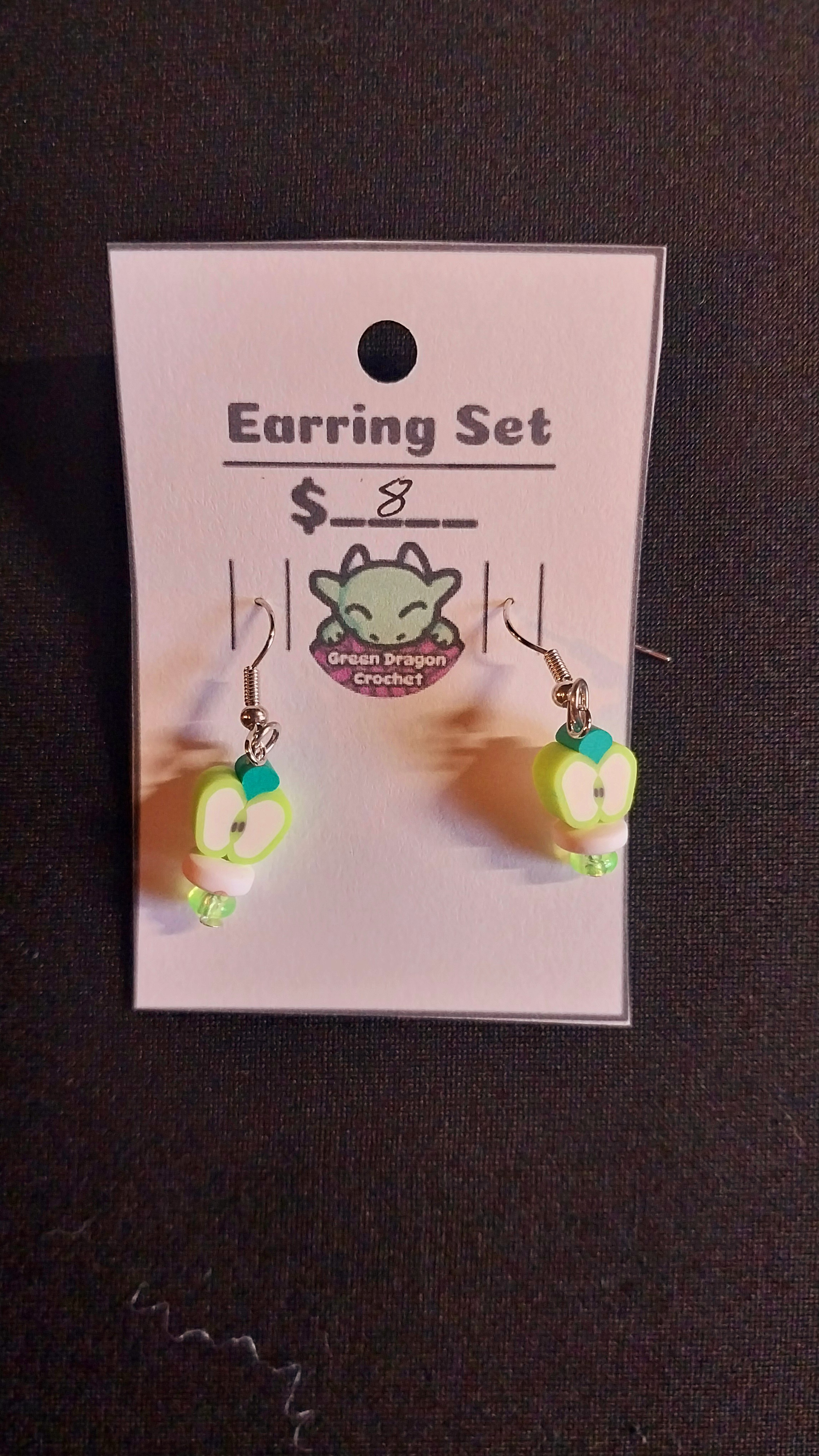 Apple Slice Earrings