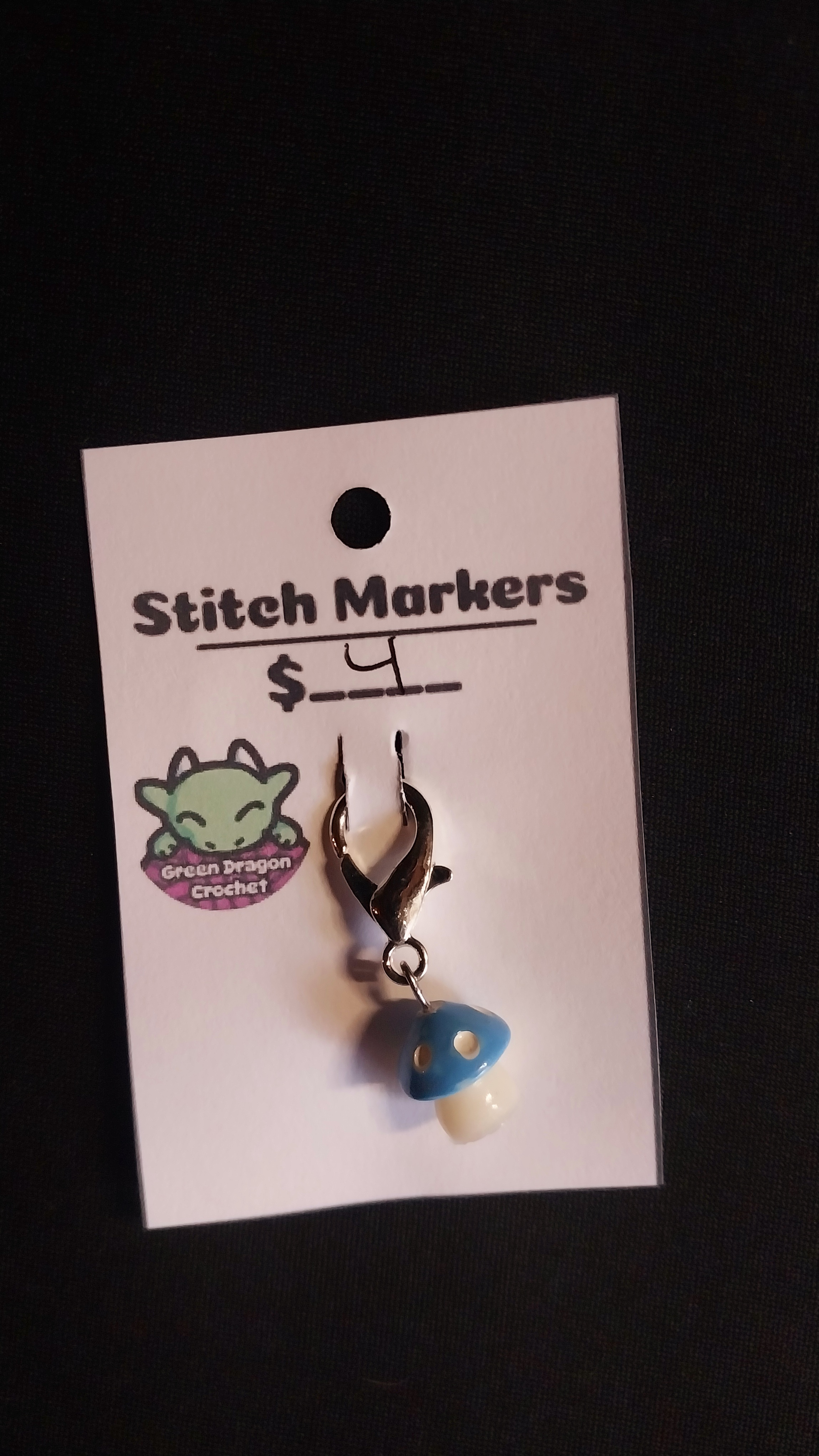 Mushroom Stitch Marker