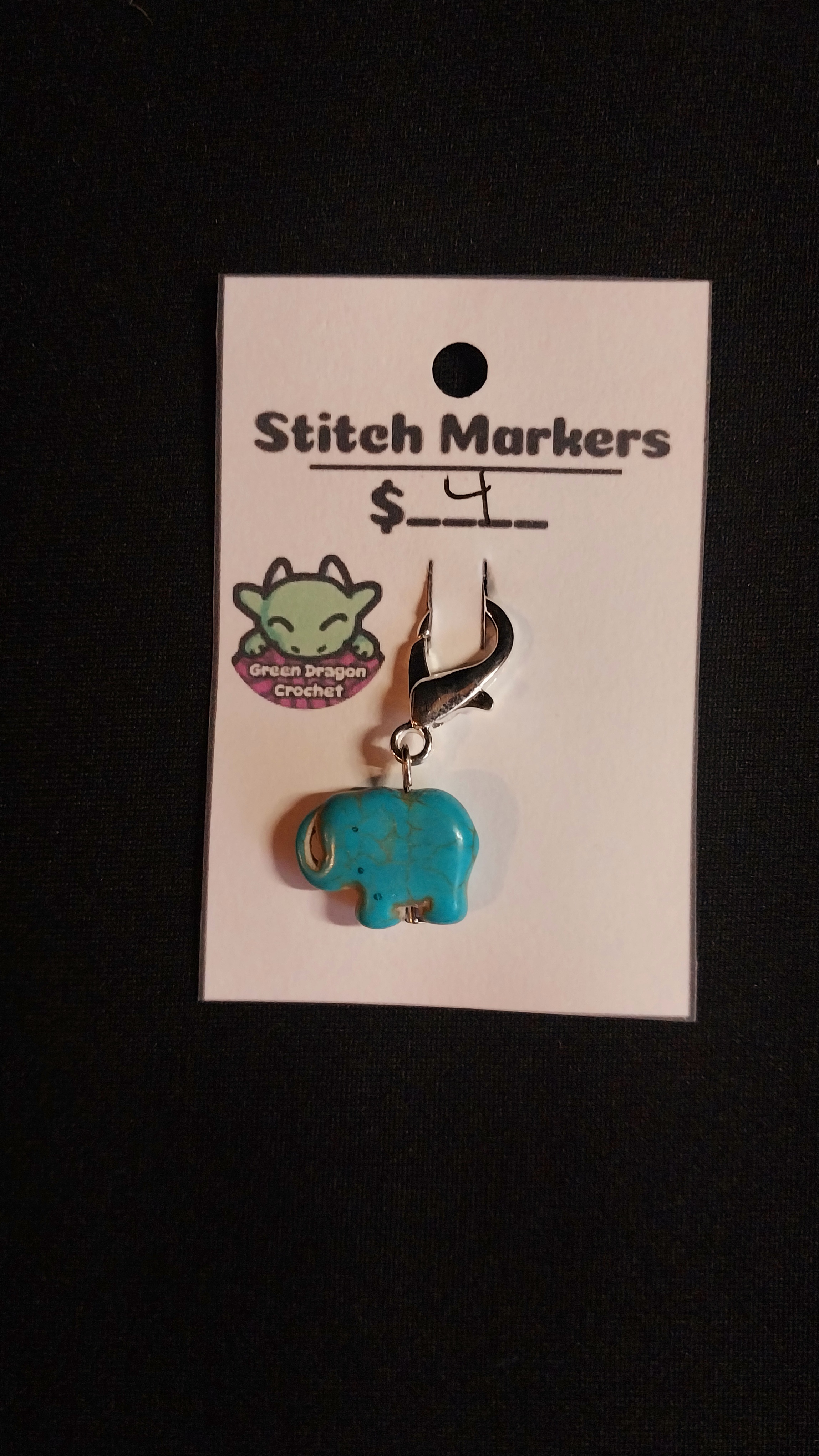 Elephant Stitch Marker