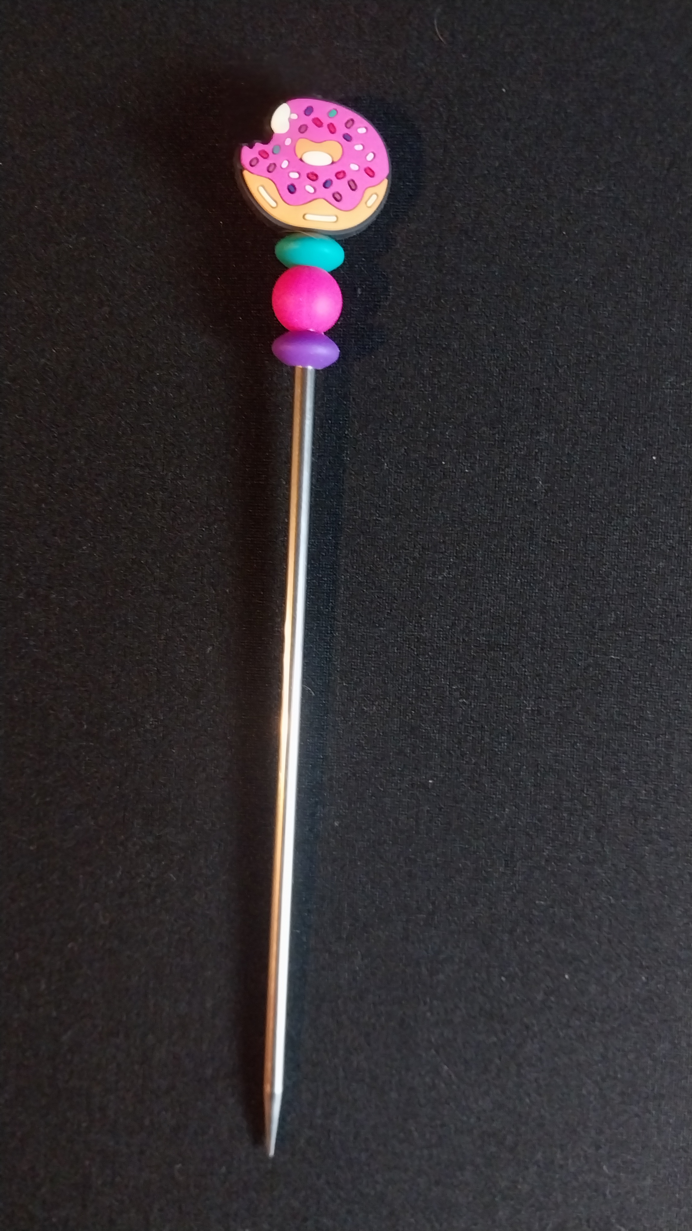 Pink Donut Sewing Stick (thick stick)
