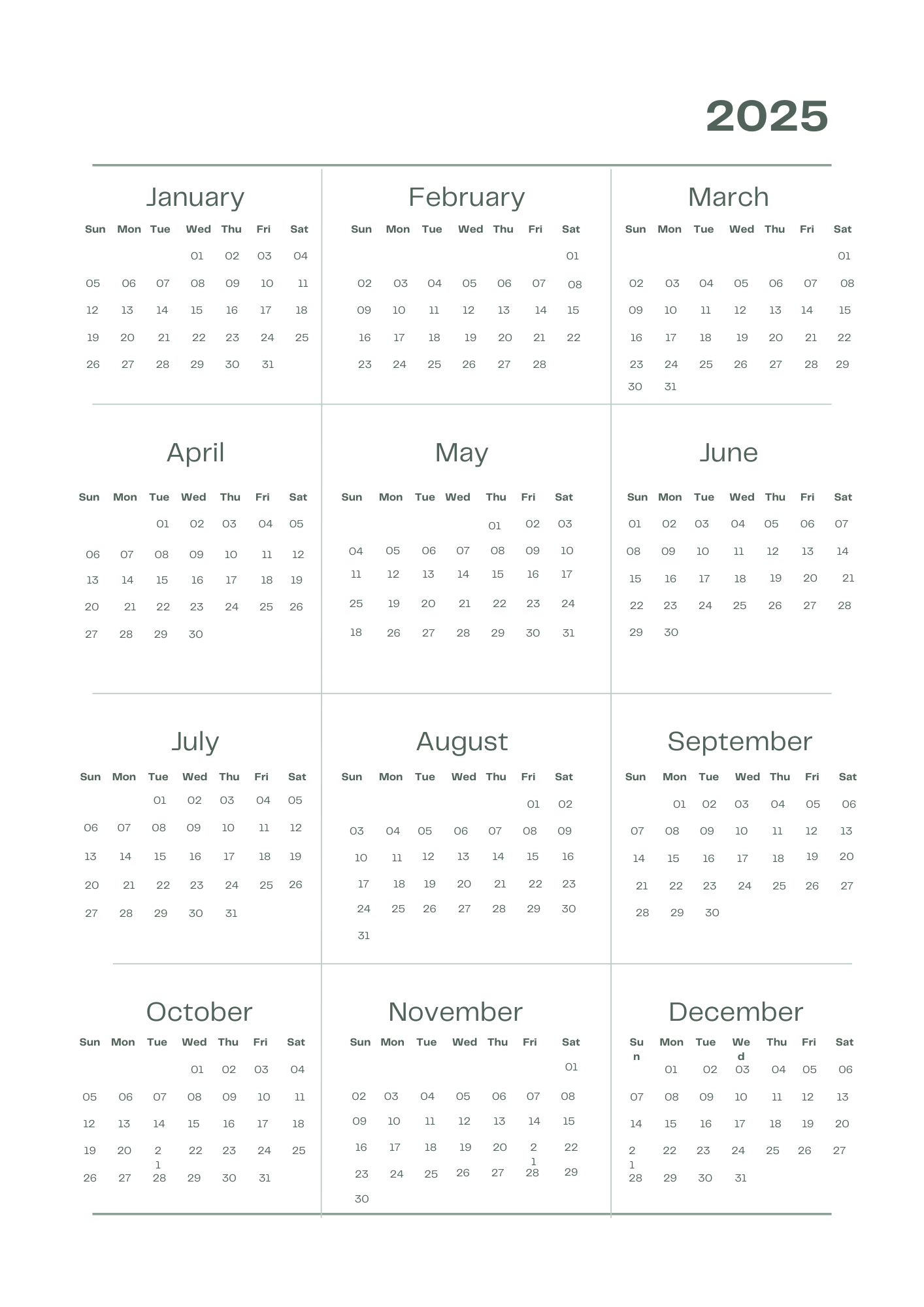 2025 Business Planner (printable)– Your Ultimate Guide to Success! 