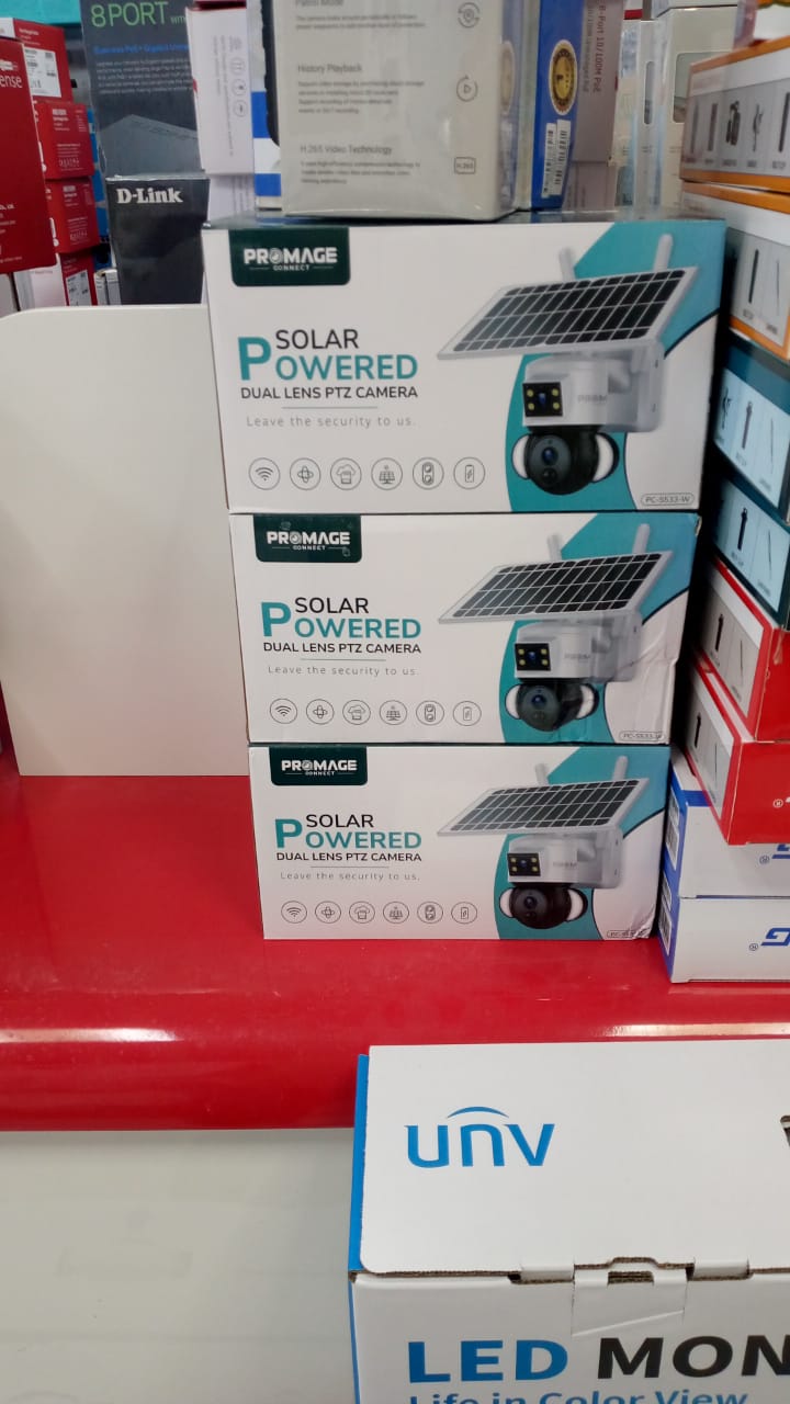 Solar Powered Dual Lens PTZ Camera