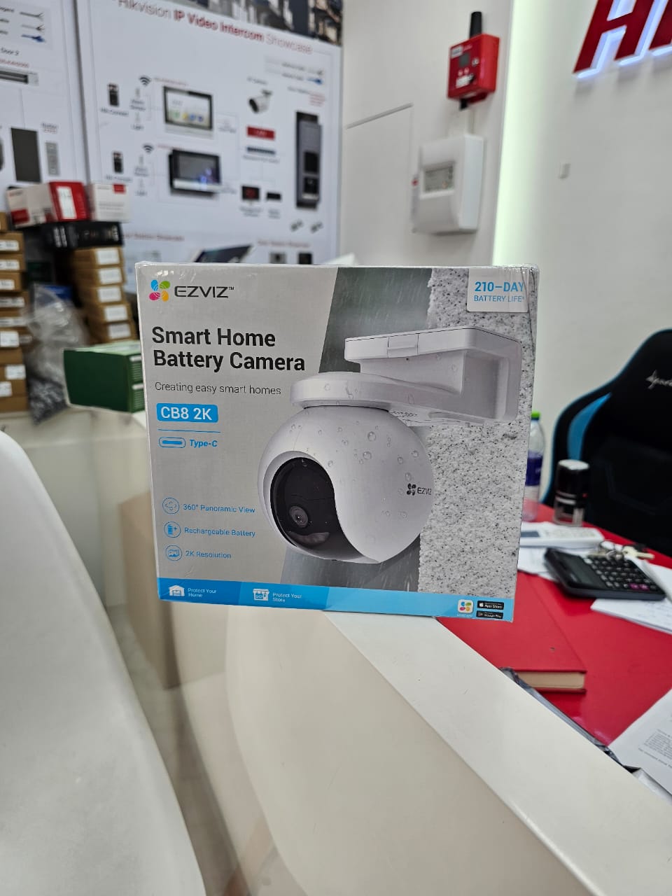 EZVIZ CB8 2K Smart Home Battery Camera