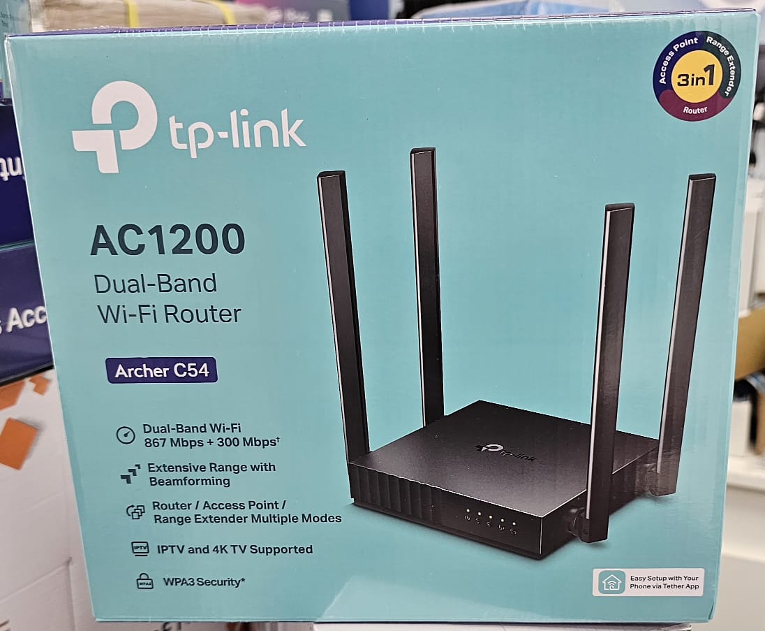TP-Link Archer C54 – AC1200 Dual-Band Wi-Fi Router