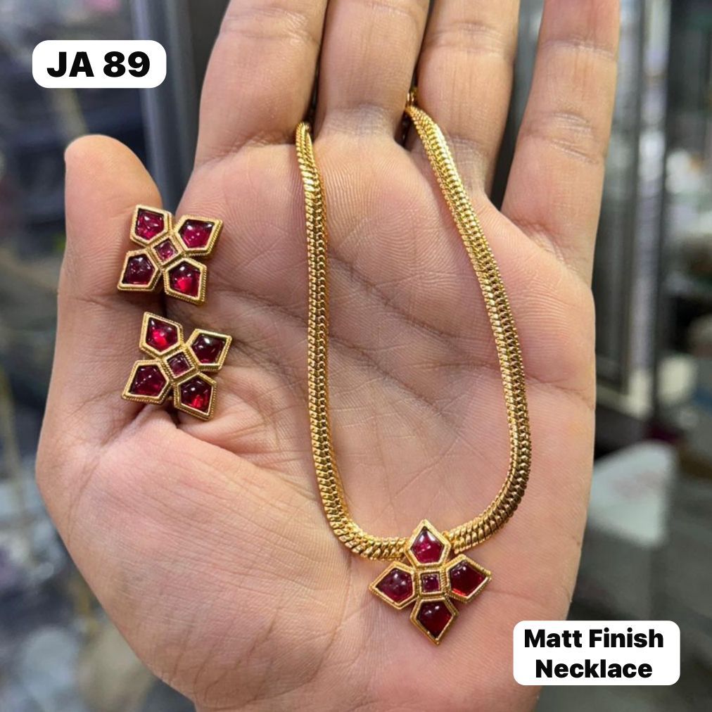 Matt Finish Necklace