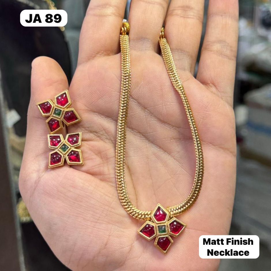 Matt Finish Necklace