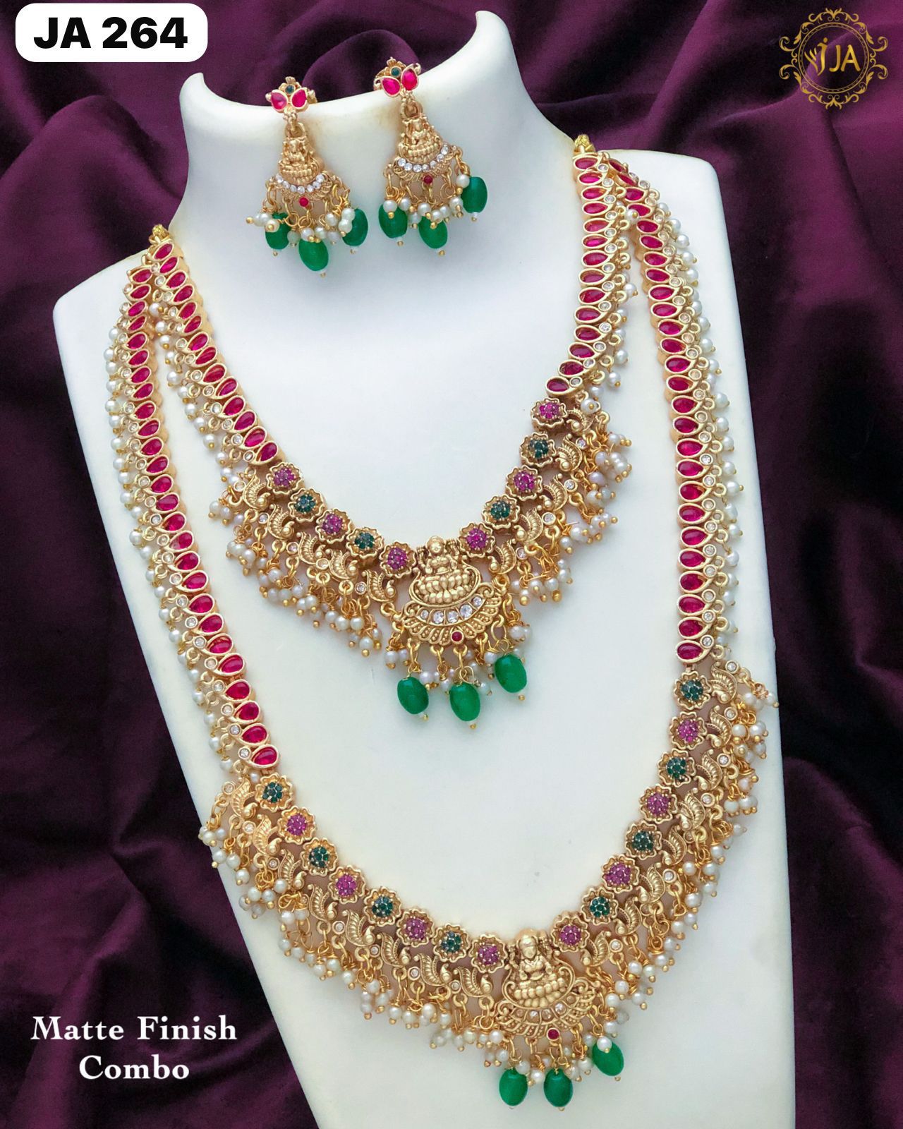 Matte Finish Necklace Set