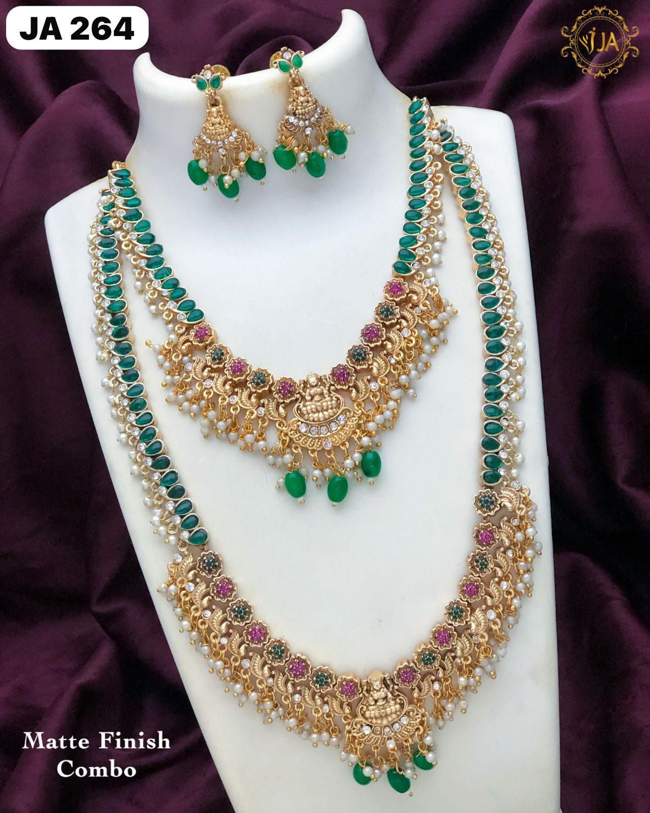 Matte Finish Necklace Set