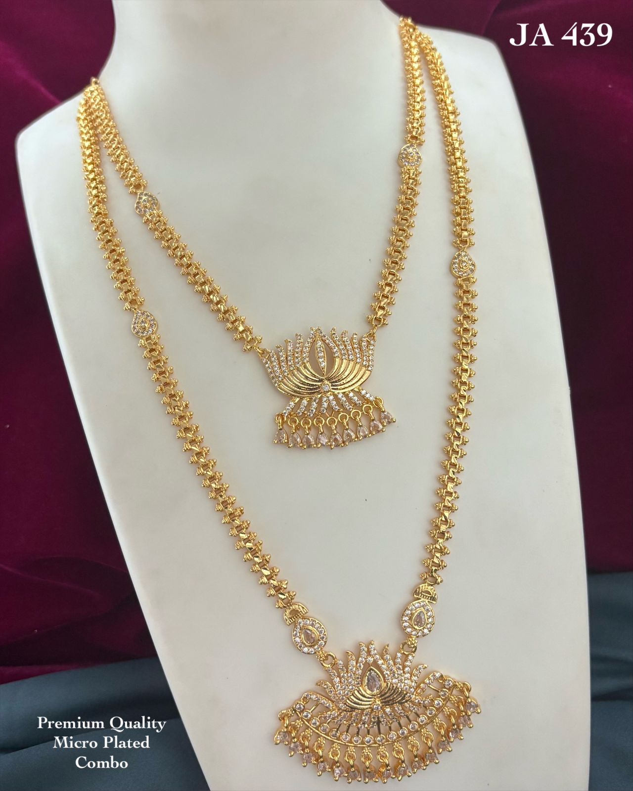 Gold Plated Necklace Combo