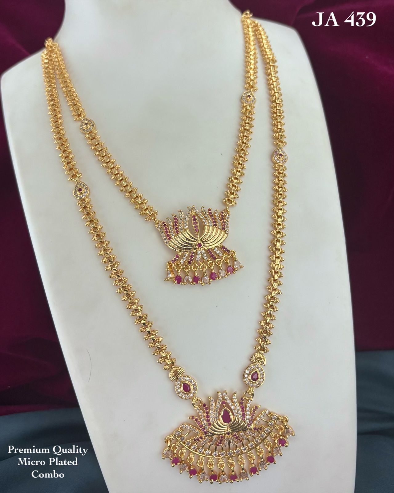 Gold Plated Necklace Combo