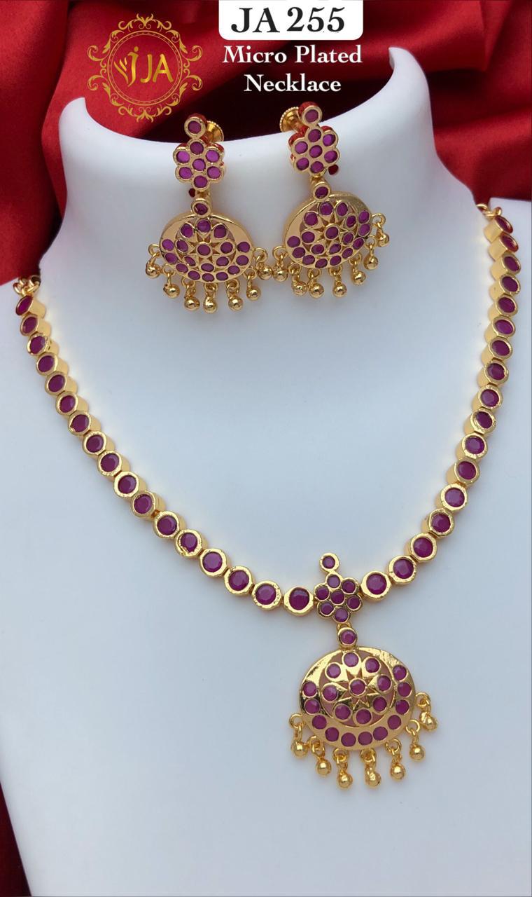 Micro Plated Necklace Set JA 255