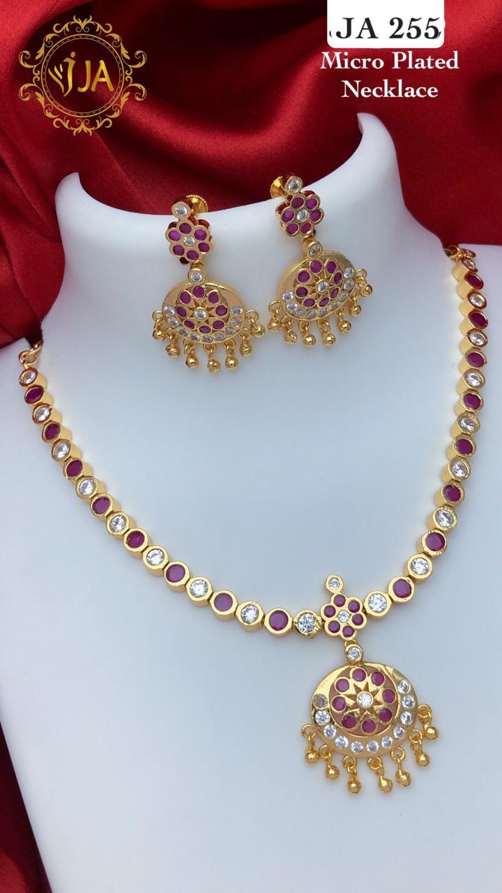 Micro Plated Necklace Set JA 255
