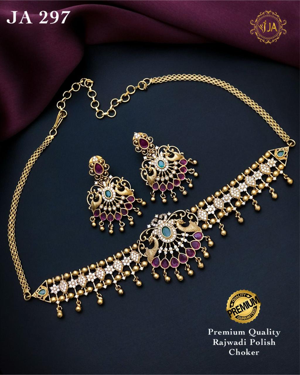 Rajwadi Polish Choker Set