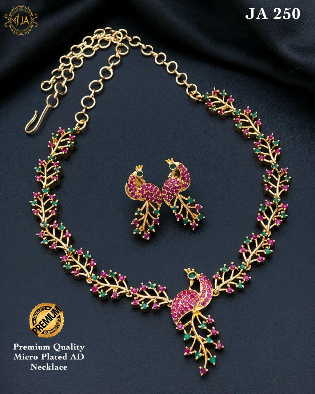 Peacock Design Necklace Set